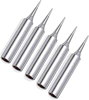 Vista 12 de Puntas para soldador, reemplazo de punta de soldadura 900M, kit de reemplazo de punta de soldadura para Hakko, estación de soldadura Radio Shack