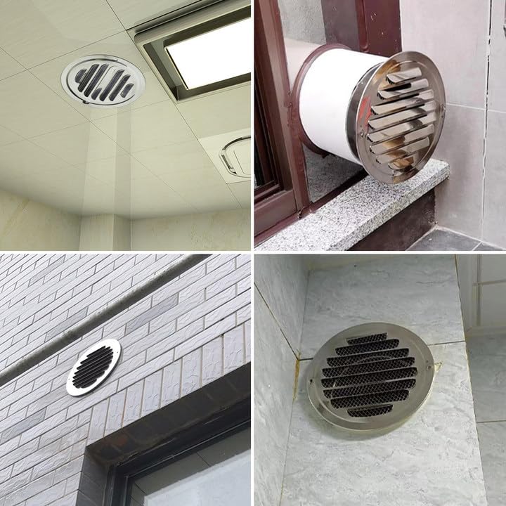 Niaciswe Grille Aération 100 Mm Grille D'Aération En Acier | FindTheDeal