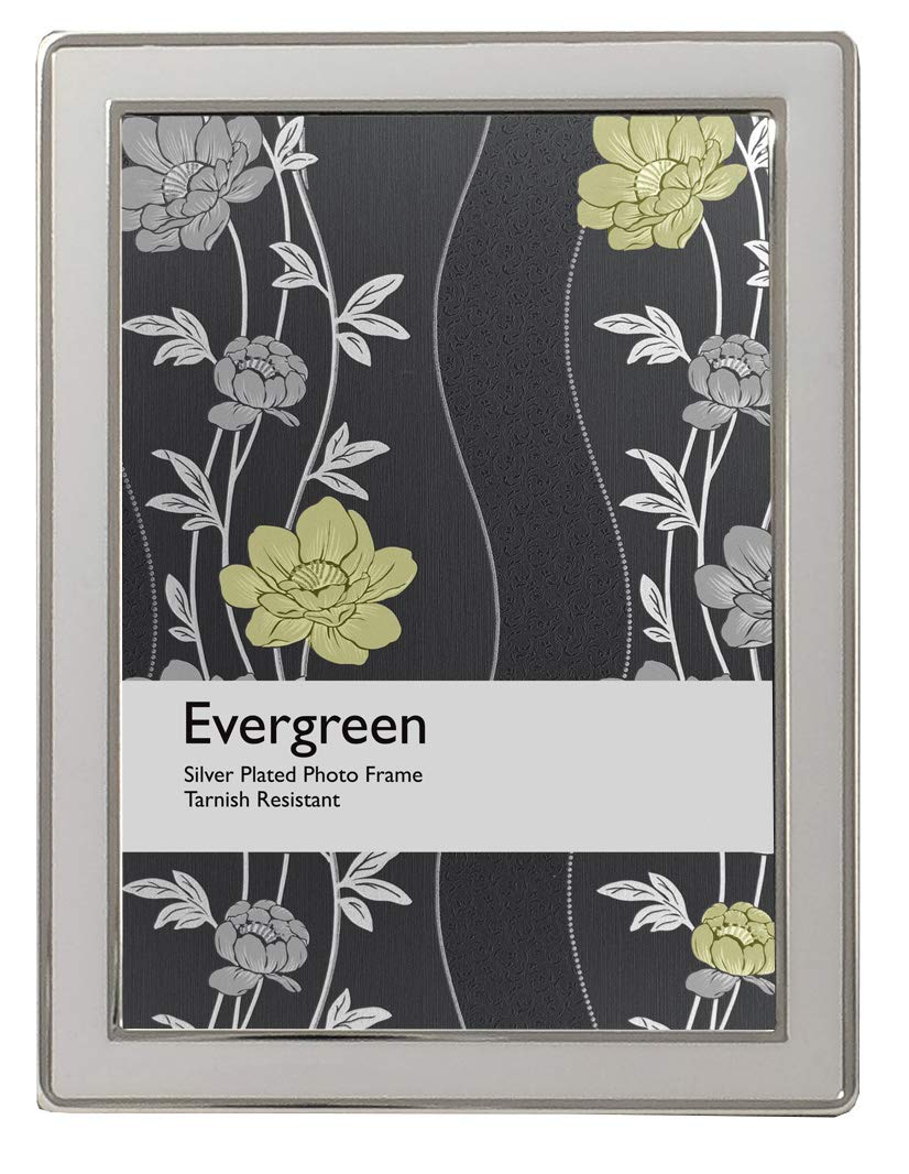 Evergreen Silver Plated Frame, Steel, 6x8 [15x20cm]