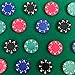 SEETOOOGAMES Casino Poker Chips - 100 Pieces 11.5g Suited Design - 4 Colors (25 red, 25 Green,25 Blue,25 Black)
