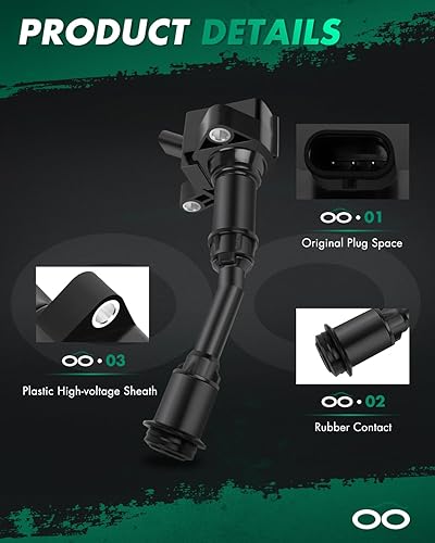 Vista 156 de SCITOO 1 bobinas de encendido con 4 bujías de iridio para Chevrolet 2011-2015 Cruze 1.4L 2016 Cruze Limited 1.4L 2012-2020 Sonic 1.4L 2013-2021 Trax