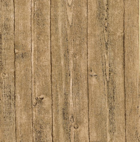 Papel pintado color gris disimula imperfecciones con efecto panel de madera 2