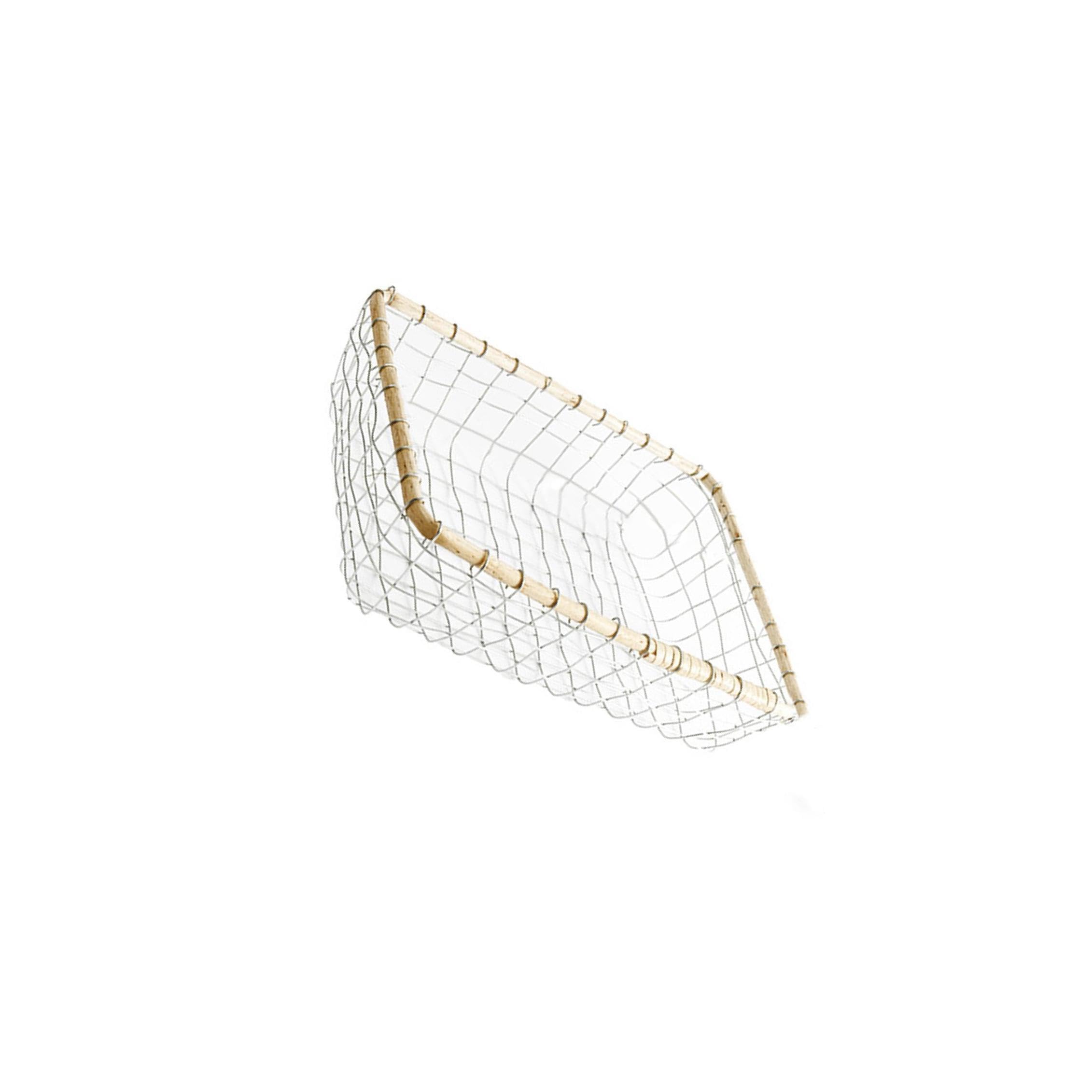 Pixzcsa Orange Woven Tray Square Food Snack Vegetable Display Container