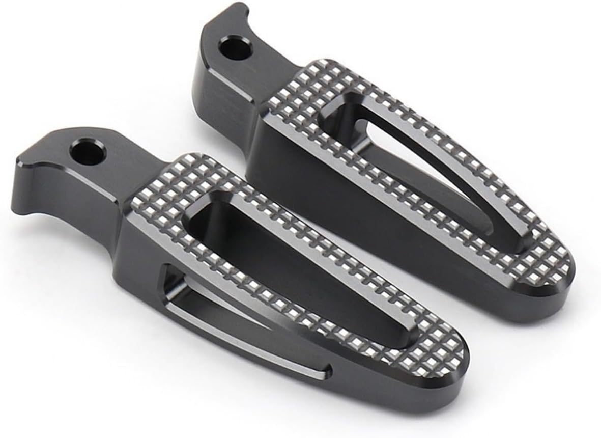 Motorcycle Floor Boards GTS300 GTS 300 Motorcycle Peg Pedal Passenger Rearset Rear Stand Rearset Footrest Fit for Vespa GTS 300 GTS300 2021-2022 Motorcycle Foot Rests(Gray)