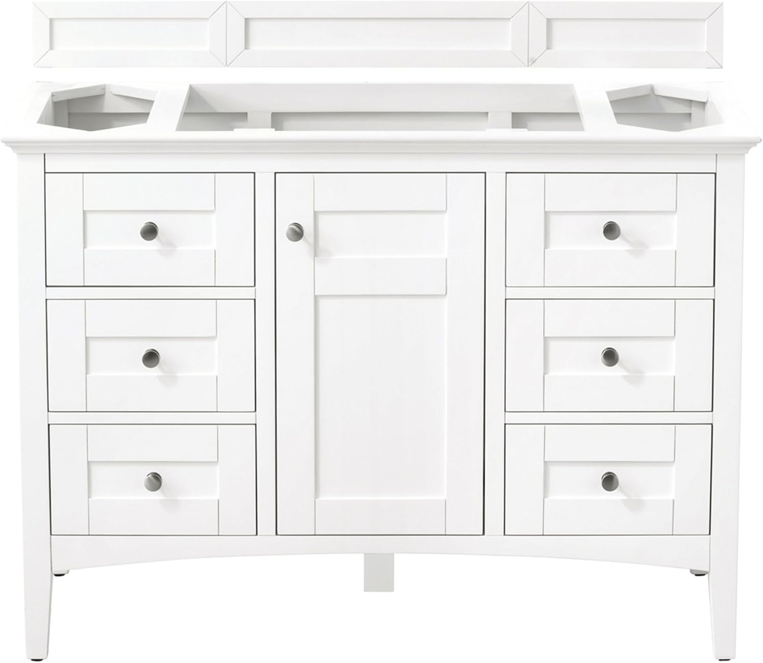 James Martin Palisades 48" Single Vanity, Bright White with