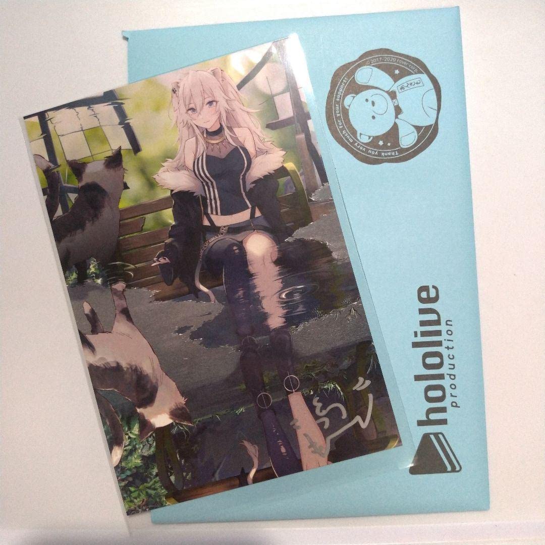 Amazon.co.jp: 獅白ぼたん 誕生日記念ボイス2020の付属品 直筆サイン 