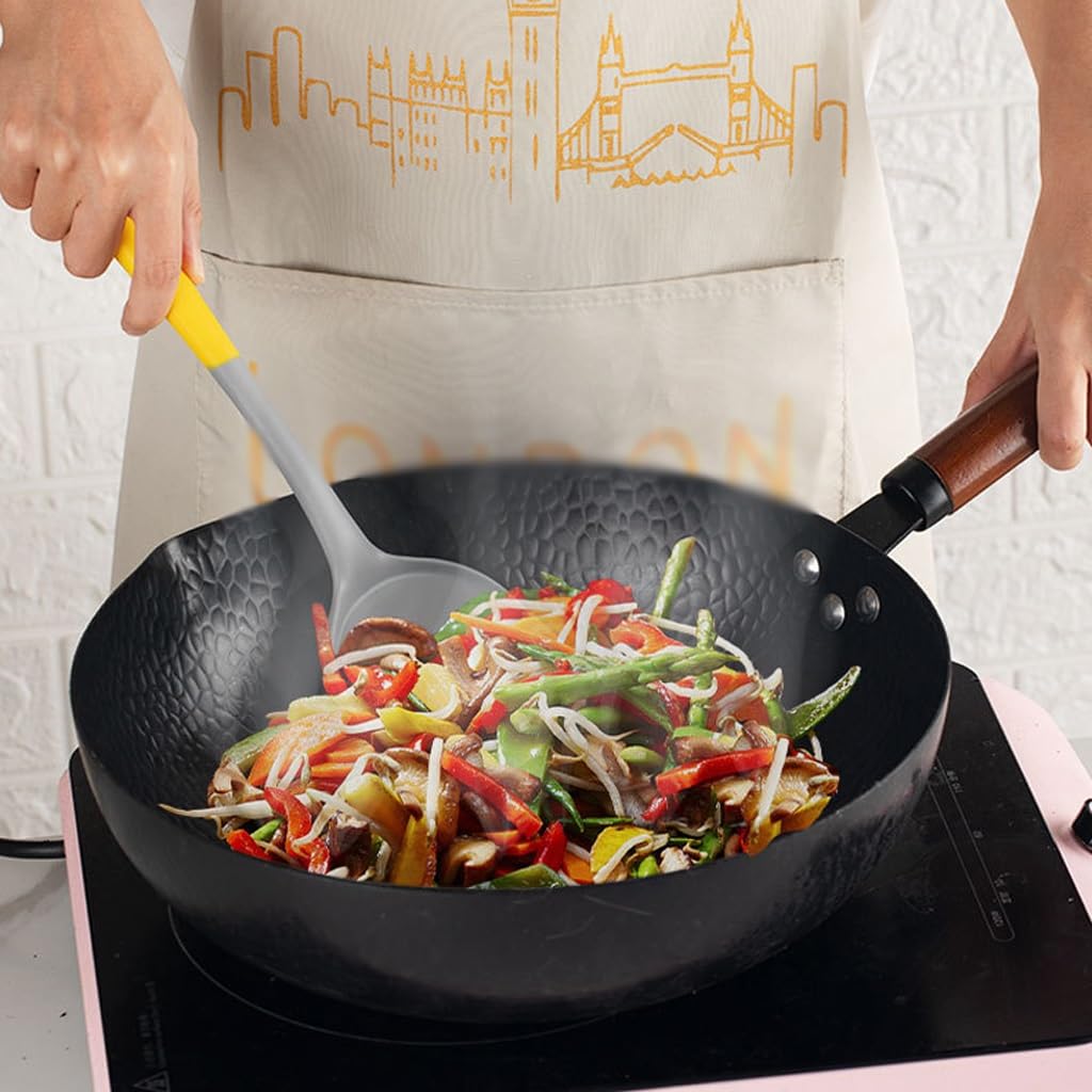 Juego de Utensilios de Cocina, for sartén Antiadherente, cucharón y espátulas for Wok