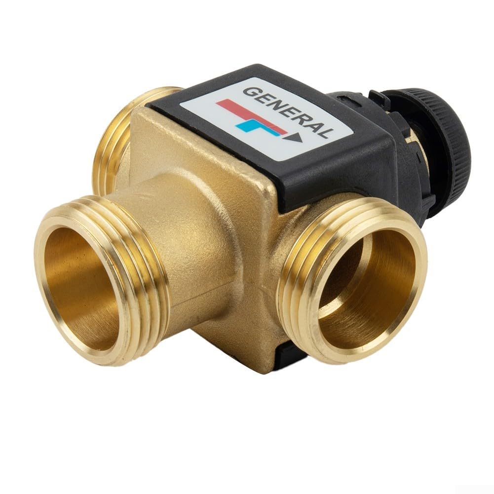 Valvola termostatica affidabile DN20 DN25 del miscelatore per la circolazione dell'acqua calda integrata nella sicurezza chiusa per evitare scottatura (DN20)