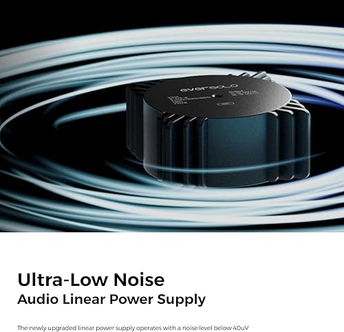 Miniatura 6 de EVERSOLO Streamer de música de alta fidelidad DMP-A6 Gen 2, transmisor de música digital Wireles, DAC, servicio de música y transmisión Qobuz,