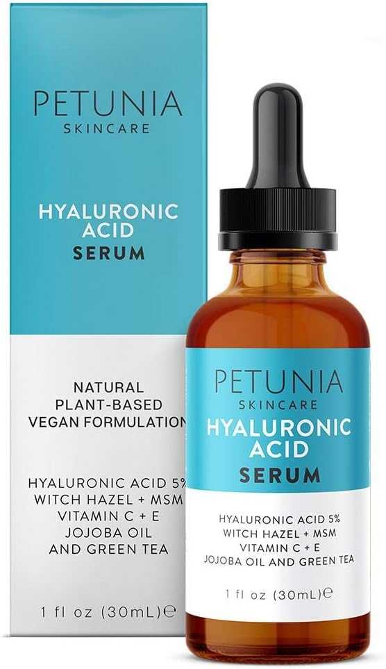 Best Anti-Ageing Hyaluronic Acid Serum for Dry Dull Skin | This Advanced Moisturising Anti-Wrinkle Formula Helps Repair and Prevent Wrinkles, Fine Lines, Crows Feet, Dehydrated and Uneven Skin Tone Complexion | Hydrate Your Face with Antioxidants HA + ..