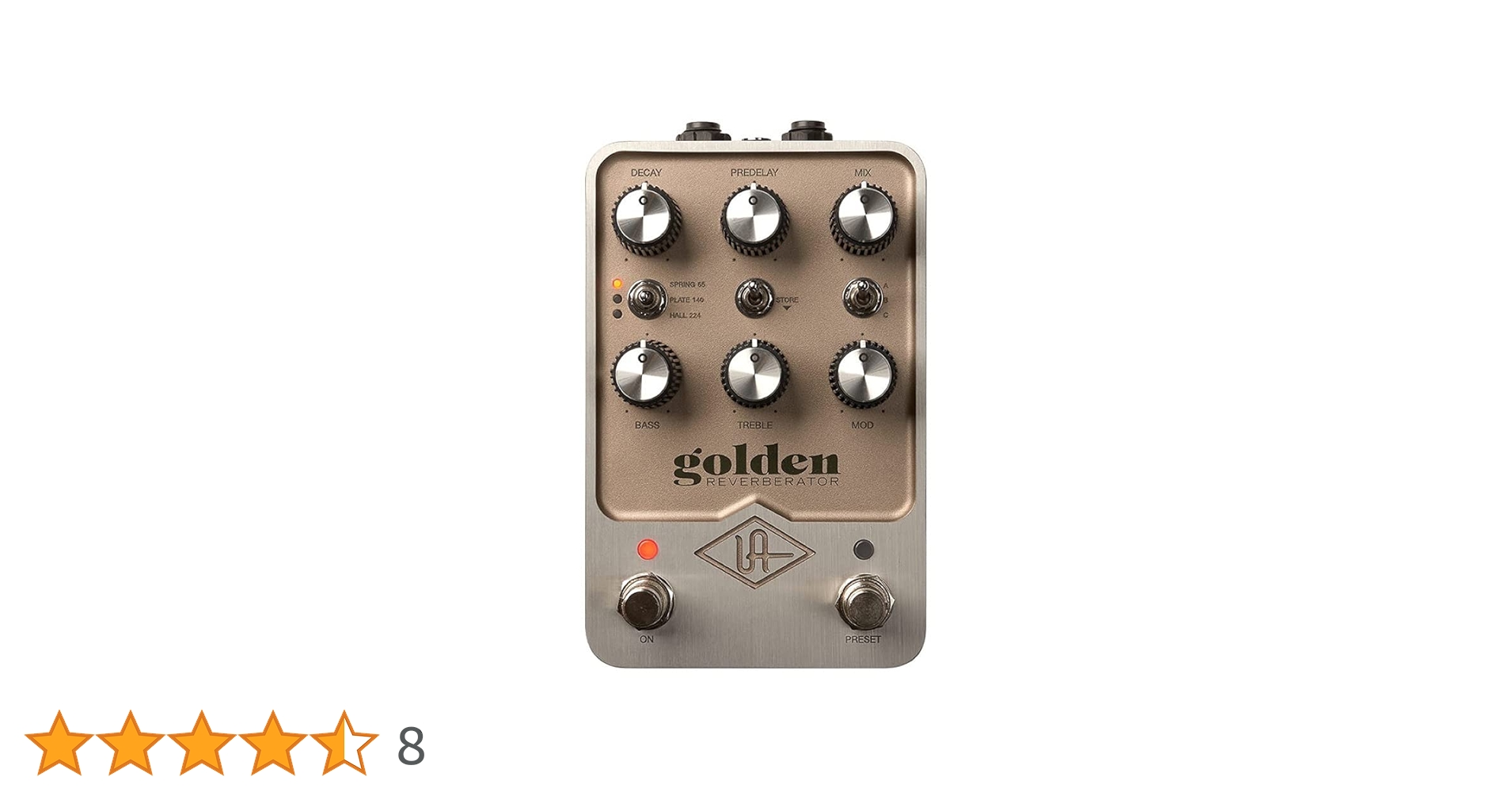 Amazon | UNIVERSAL AUDIO UAFX GOLDEN Reverberator UAFXシリーズ 6.5 Amazon | UNIVERSAL AUDIO UAFX GOLDEN Reverberator UAFXシリーズ 6.5