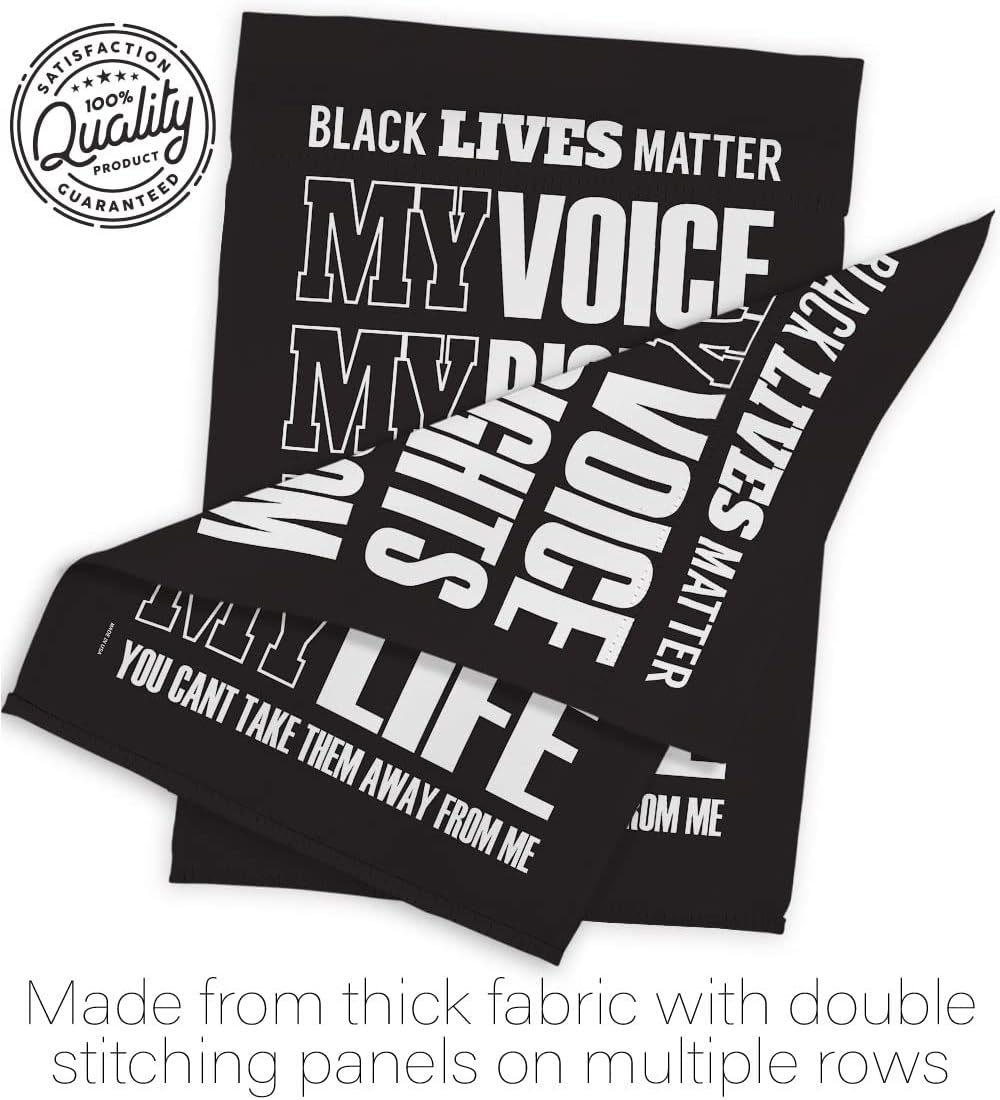 Black Lives Matter Freedom House Flag Pack Support Cause BLM Anti Racism Revolution Movement Equality Social Our Troops Decoration Banner Small Garden Yard Gift Double-Sided, 28" x 40", Thick Fabric