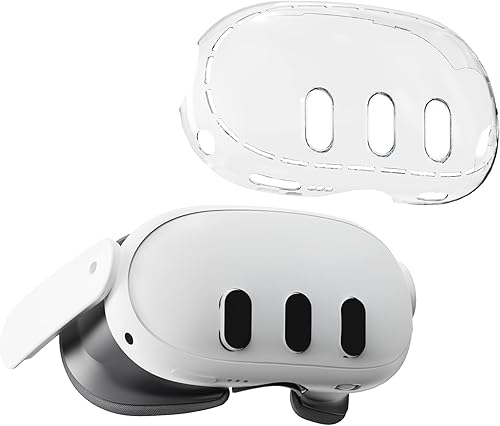 APEXINNO VR Shell Cover Skin for Meta Quest 3 Headset Accessories, VR Shell Case Headset Protector for Oculus Quest 3 VR Headsets, ABS Material