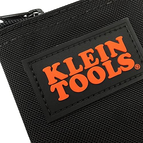 Zipper Bag, 12-1/2-Inch Cordura Ballistic Nylon Zipper Bag, Klein Tools 5139B, Black