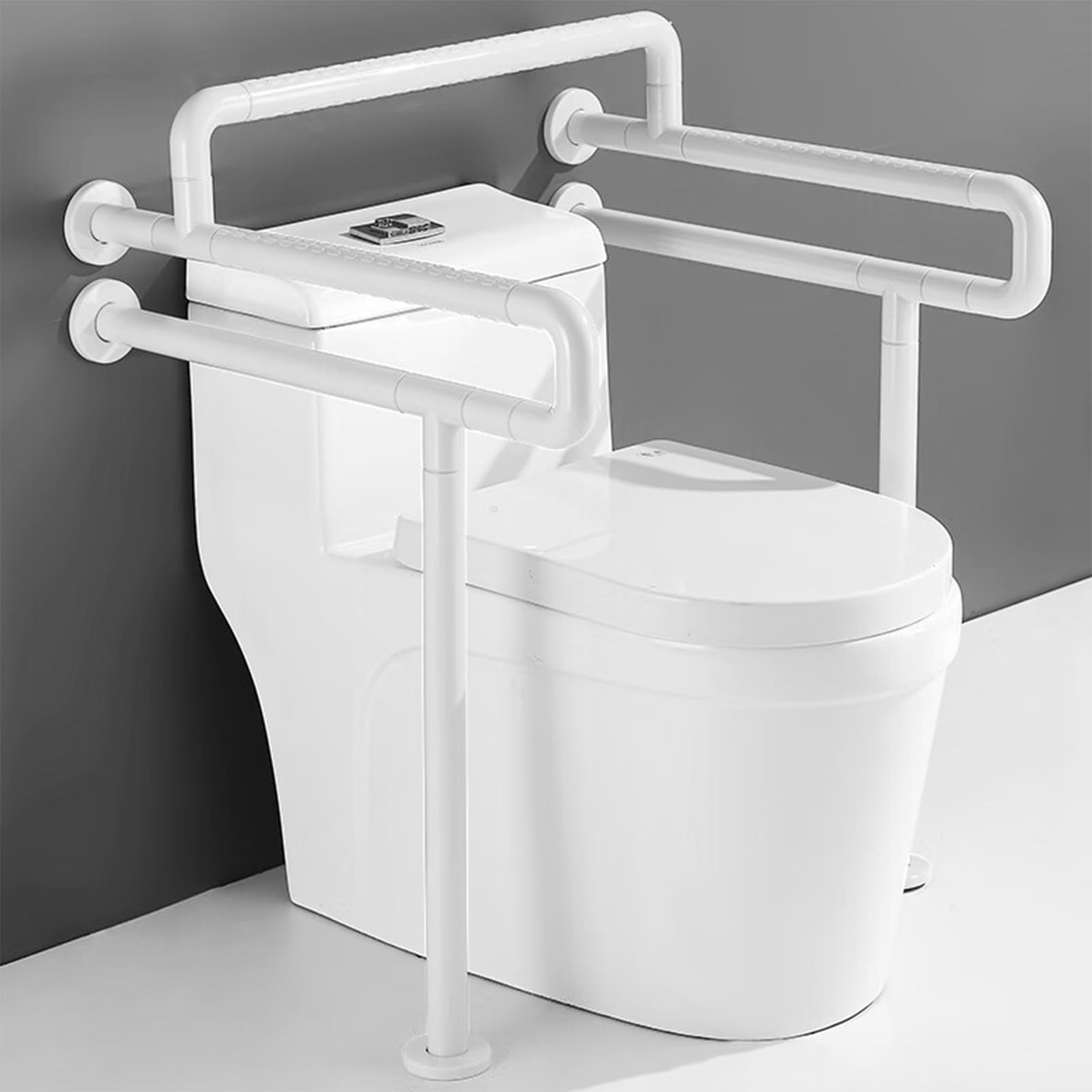 Barra de seguridad para ducha e inodoro, pasamanos antideslizante con tira luminosa, soporte para ancianos y discapacitados, riel de seguridad para baño
