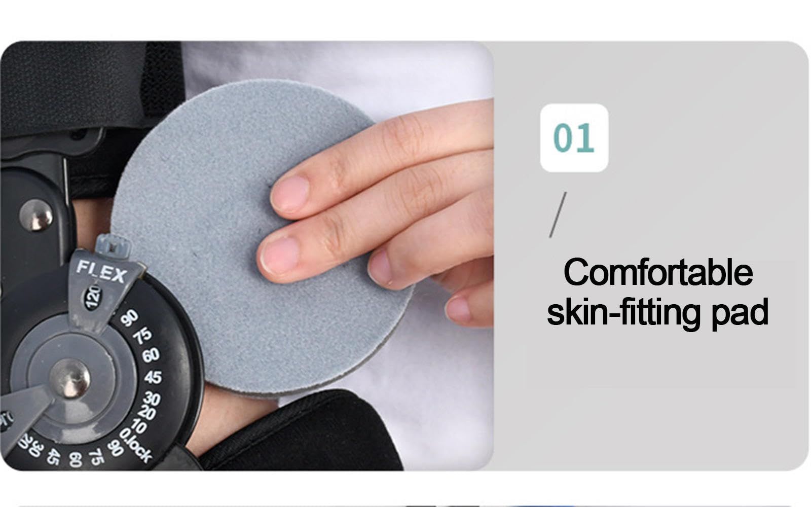 PopieL Staffa per Gomito Regolabile con Cerniera Rom, per Lesioni del Braccio Dell'arto Superiore, Stabilizzatore del Gomito per Fratture, Traumi, Fissazione,Upgrade-Left