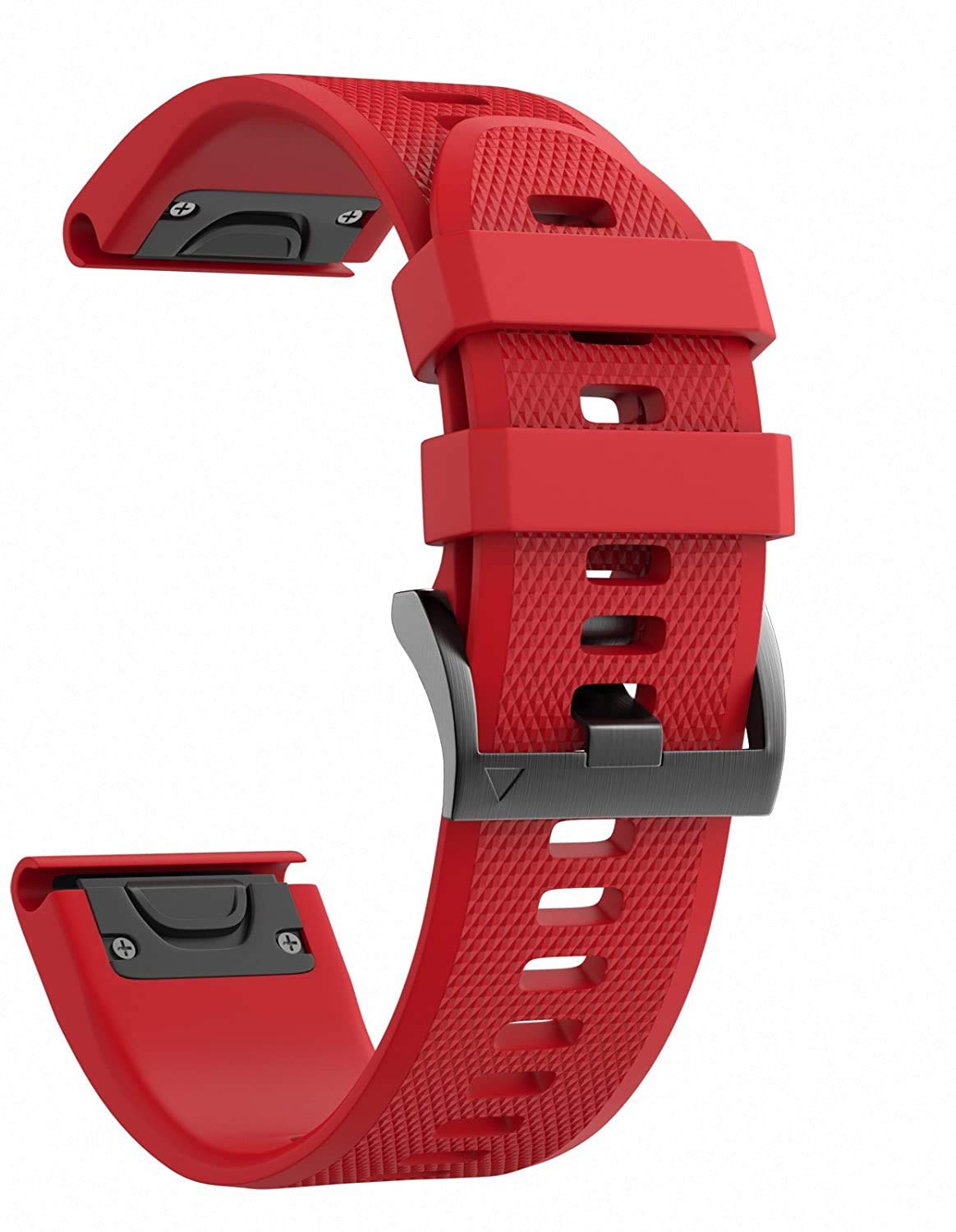 Correa de reloj compatible con Garmin Fenix 6X GPS/Pro/zafiro GPS, Correa de reloj de pulsera de silicona transpirable