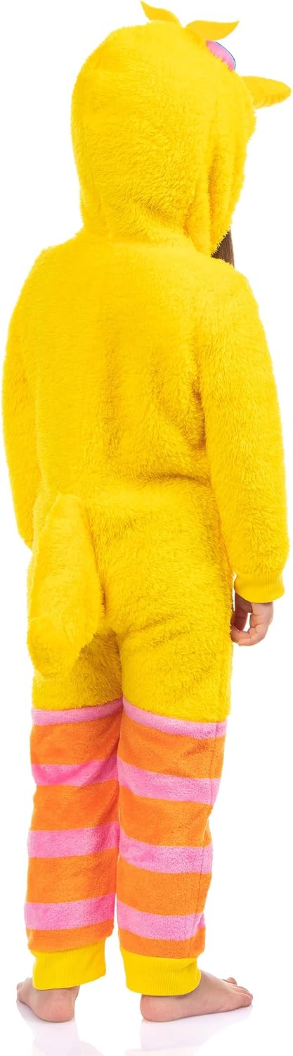 Sesame Street Kids' Character Union Suit Kigurumi Hooded One Piece Footless Fleece Pajama