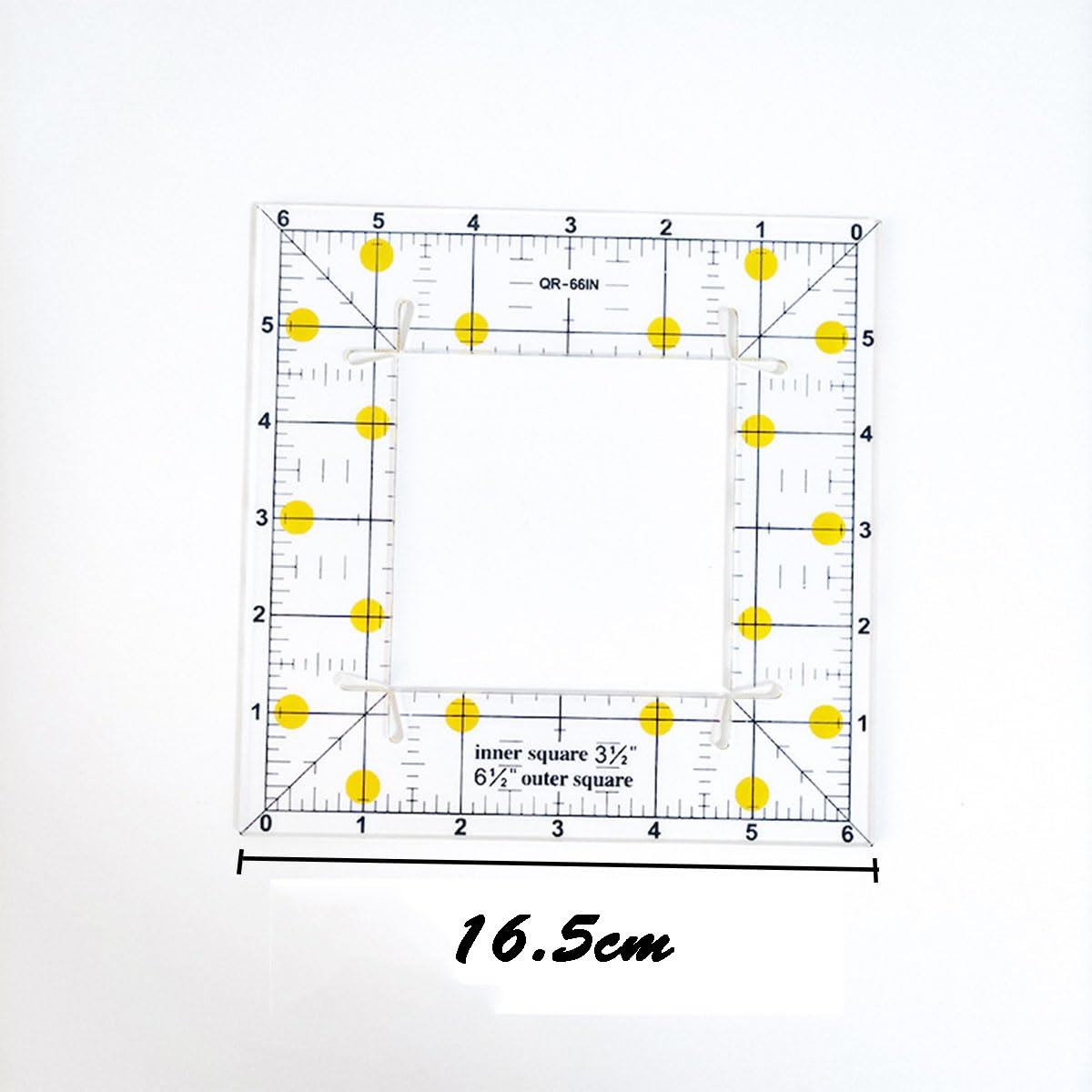 Zestaw akrylowych linijek do pikowania, 15 i 30 cm, podwójne kwadratowe szablony patchworkowe do szycia, odzieży DIY i rękodzieła, niezbędne narzędzia do precyzyjnego szycia, 2 szt