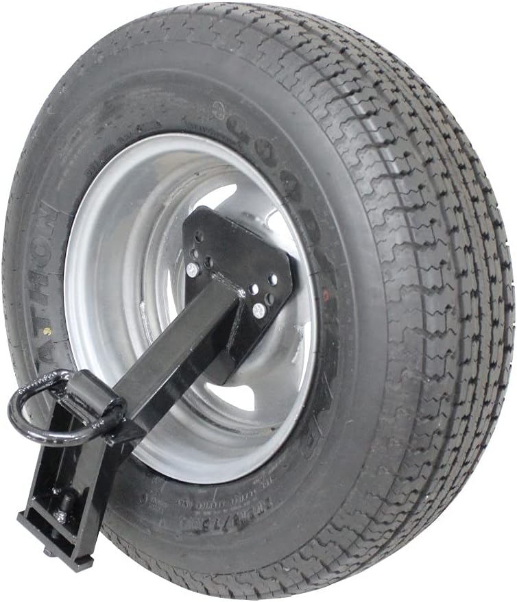 Extreme Max 5001.1387 Stake Pocket Spare Tire Carrier with D-Ring : Automotive