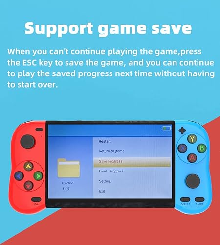 Miniatura 4 de CZT nuevo 5.1 pulgadas mango apariencia video consola de juegos portátil emulador clásico arcade retro juego dispositivo sistema incorporado 12000