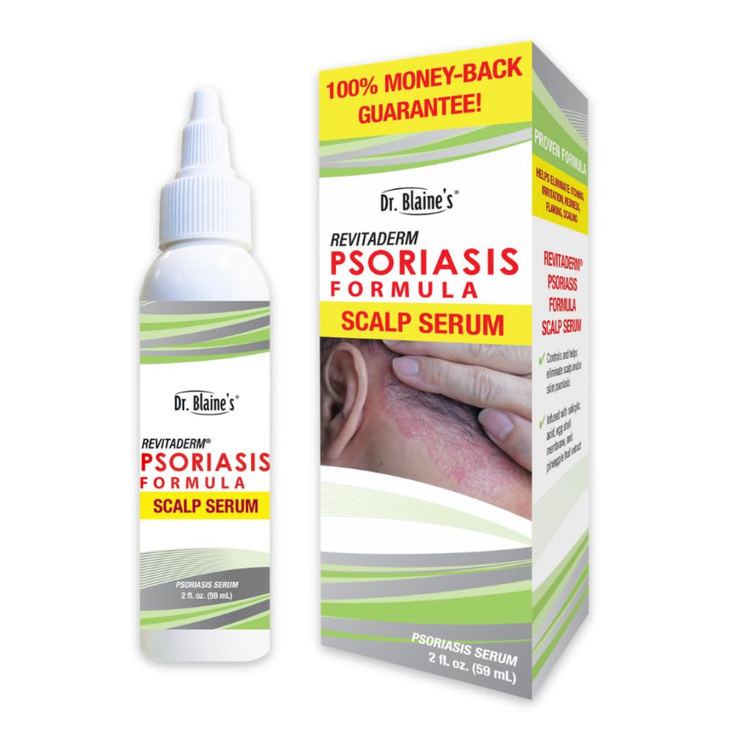 Dr. Blaine's Scalp Psoriasis Serum for Itchy, Flaky Scalp | Salicylic Acid & Allantoin Treatment, Fragrance-Free, Paraben-Free
