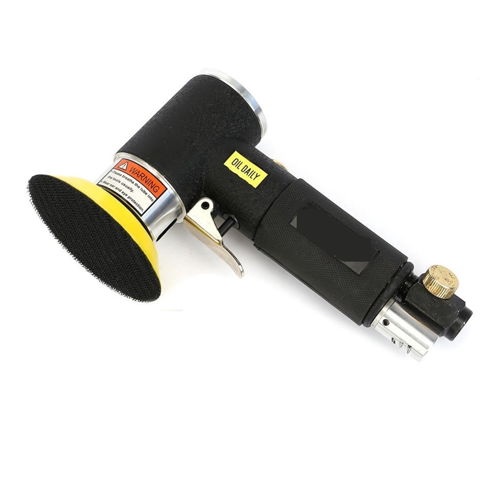 2-calowa/3-calowa mini orbitalna szlifierka pneumatyczna, pneumatyczna szlifierka polerująca, polerka pneumatyczna, dwufunkcyjna orbitalna do samochodu Uniwersalne zastosowanie(Black set 48pcs)