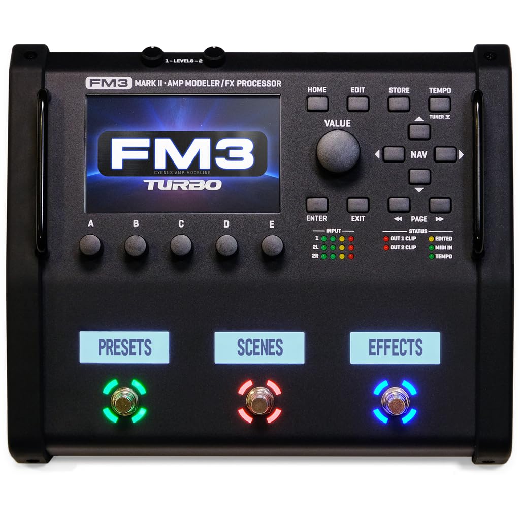 ギター Fractal audio FM3 FRACTAL FM3 Mark II Turbo Amp Modeler/FX Processor, Multi-FX
