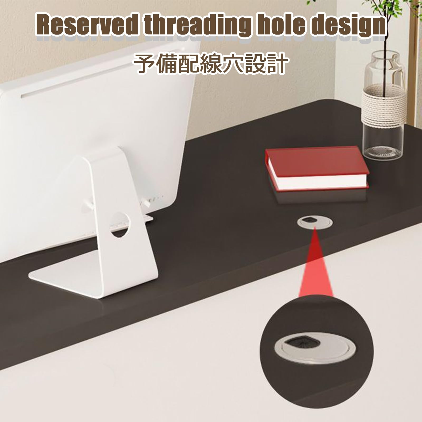 Moderno banco reception – Postazione di lavoro per negozi e ufficio 100 cm bianco banco cassa con cassetti per salone di bellezza hall & negozio