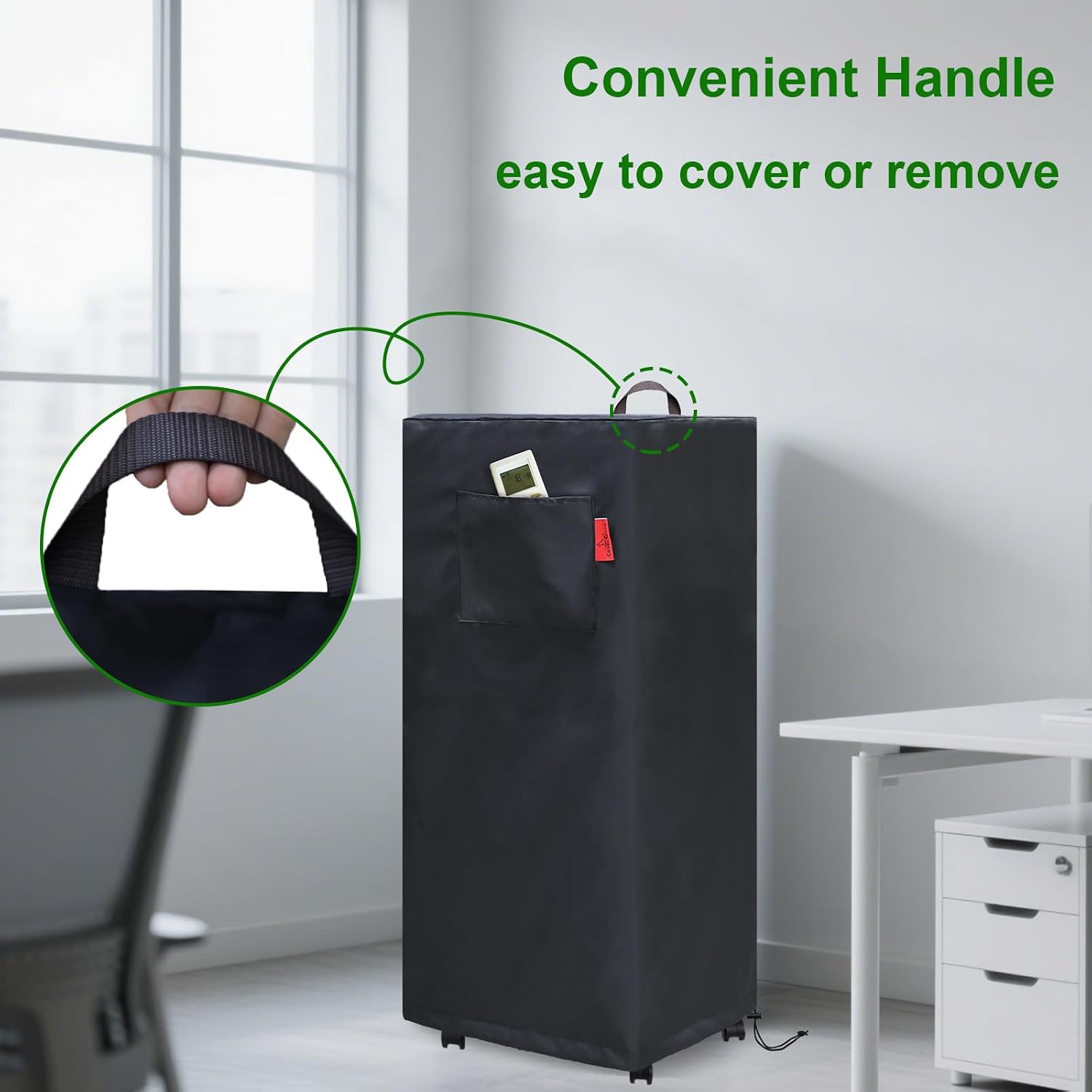 Indoor Swamp Cooler Cover,Evaporative Air Cooler Portable Air Conditioners Cover Fits MEPTY, Honeywell, Hessaire, Uthfy, Antarctic Star, VAGKRI (22" × 20" × 35")