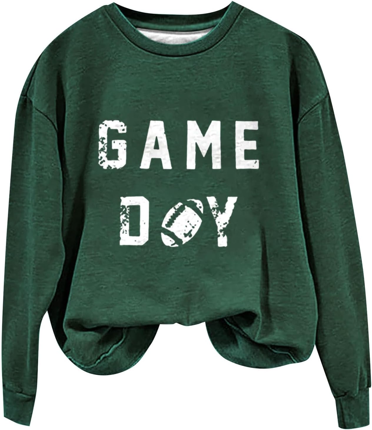 Game Day Sweatshirts for Women Cute Football Graphic Long