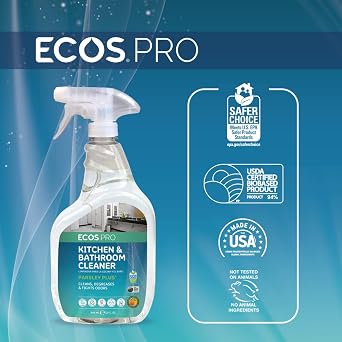 ECOS PRO PL9746/6 All-Purpose Kitchen-Bathroom Cleaner, Parsley Plus (Pack of 6)