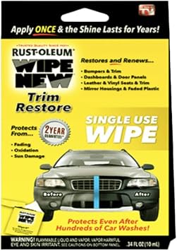 Wipe New Trim Restorer Wipe, 0.34 fl. oz.
