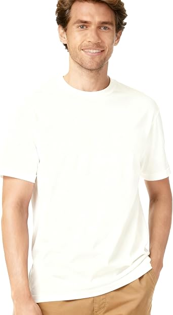 Mens T-Shirt Cotton Short Sleeve Tee Classic Crew Neck Shirts for Men
