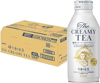 キリン 午後の紅茶 The CREAMY TEA 370g 24本 ボトル缶 紅茶 アイスティー ミルクティー 生クリーム入り【セブン-イレブン＆Amazon.co.jp限定】