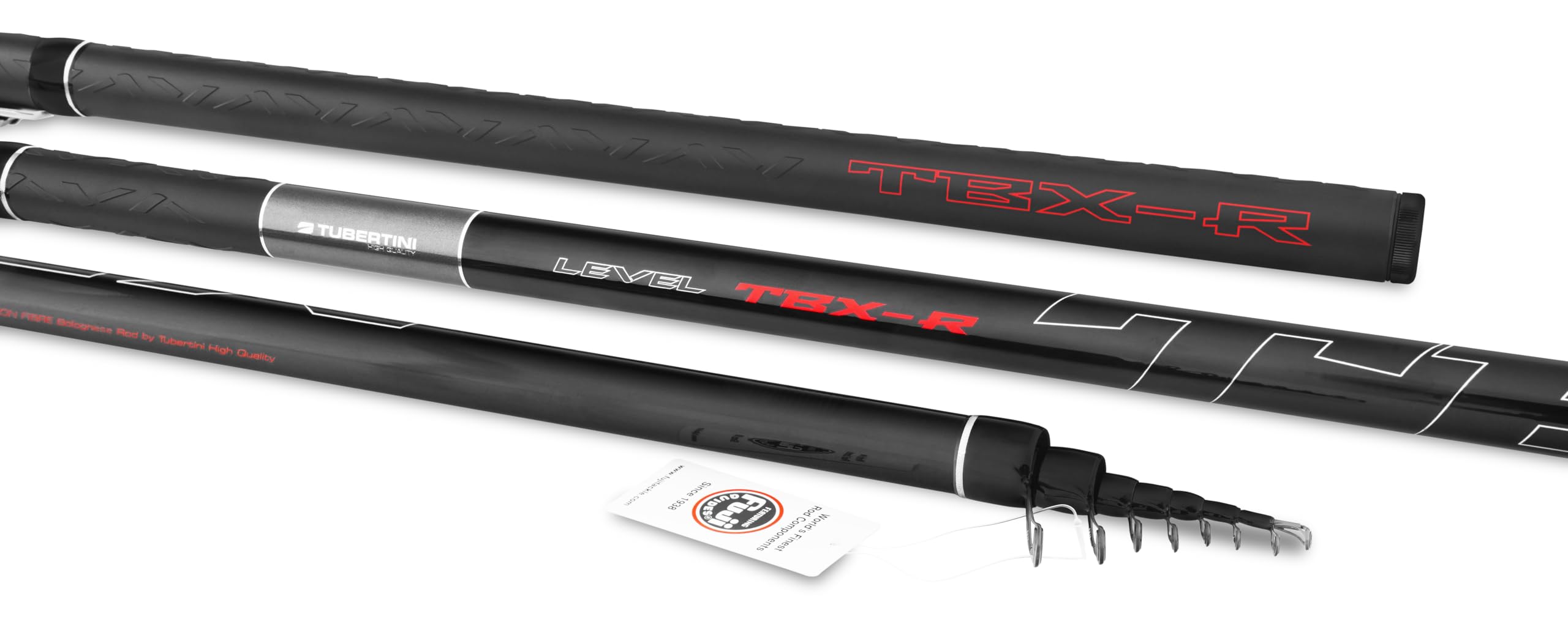 Tubertini 0246xx Level TBX-R Strong Bolognese wędka węglowa z pierścieniami Fuji K