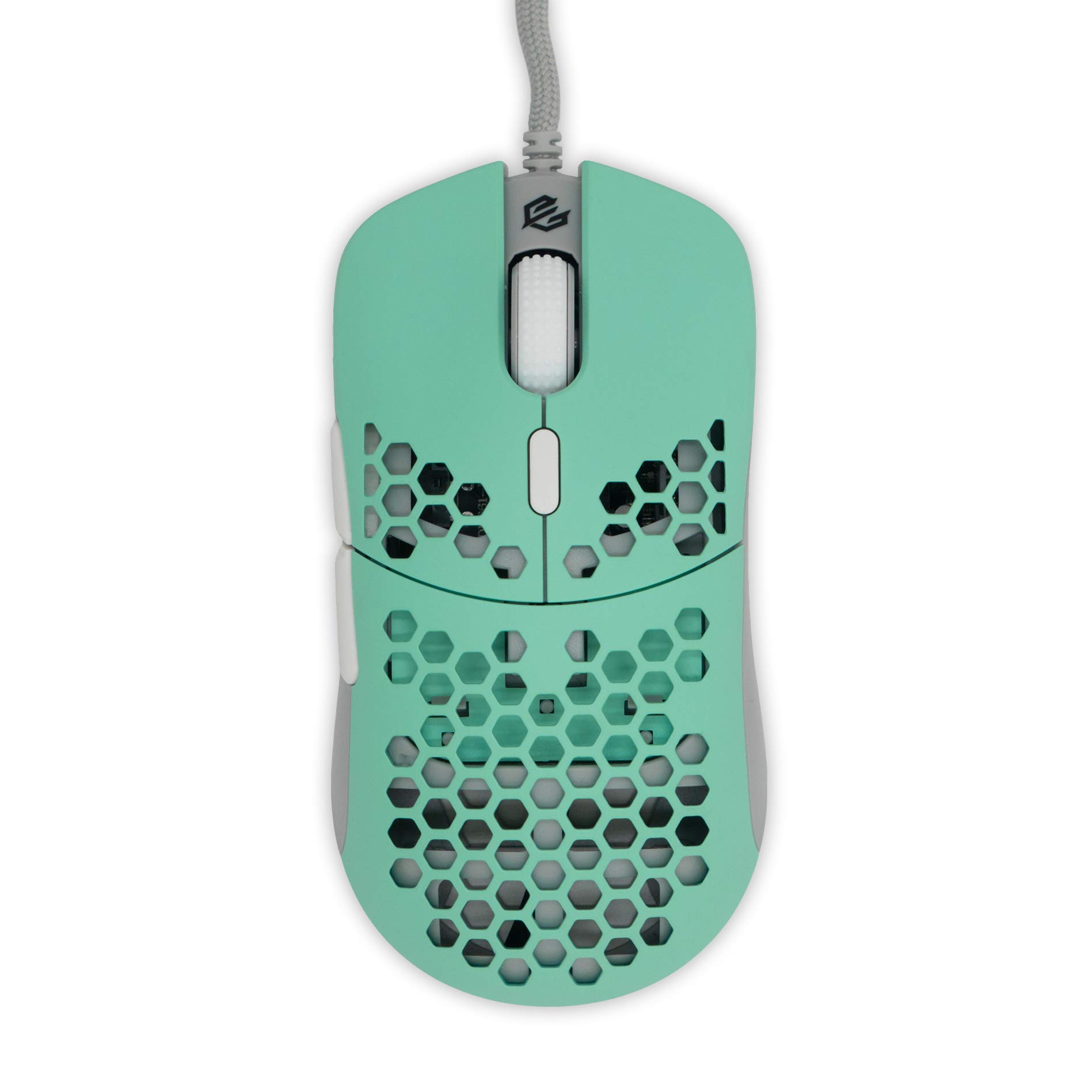 Gwolves Hati HTS Ultra Lightweight Honeycomb Design Wired Gaming Mouse 3360 Sensor - PTFE Skates - 6