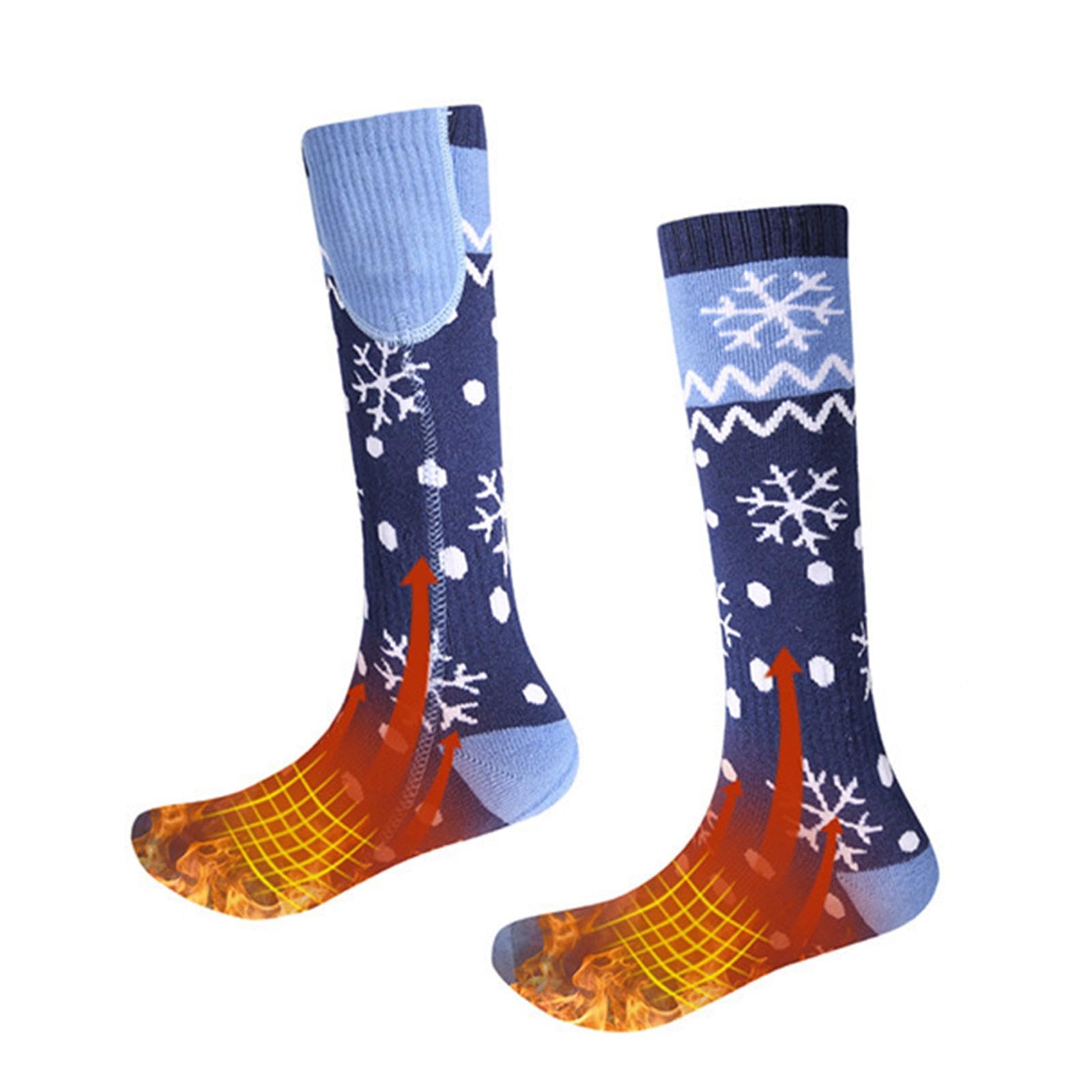 predolo Beheizbare Socken für warme Wintertage für Männer und Frauen, geeignet für Outdoor-Sportarten wie Skaten und Snowboarden