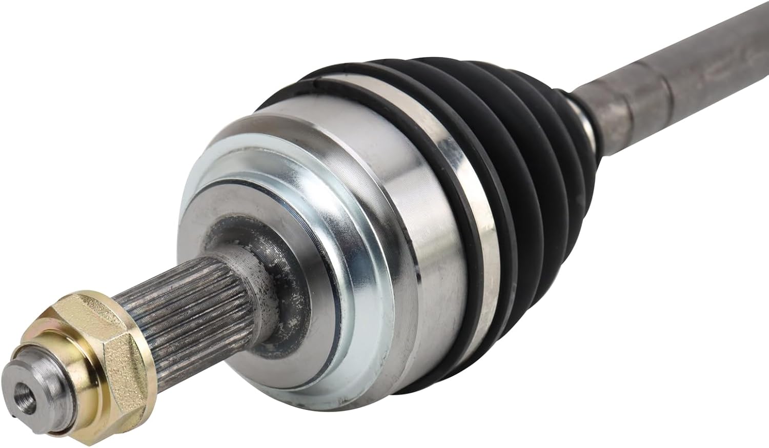 TRQ Front Right CV Axle Assembly Passenger Side Neoprene Boots Compatible with 2006-2011 Honda Civic