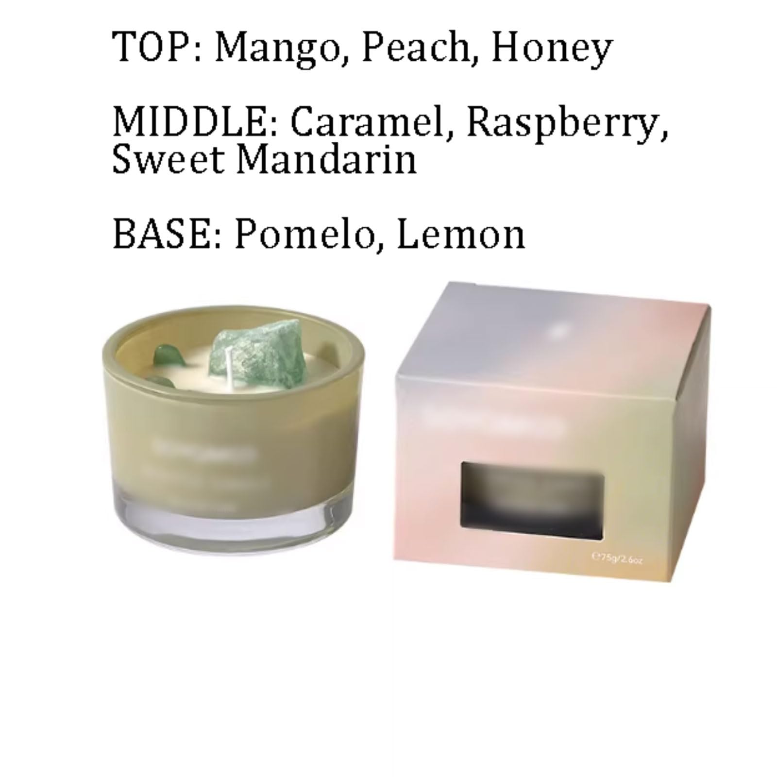 Compacto Velas de vidrio, velas de aromaterapia naturales modernas, vela de soja Natural reutilizable for vacaciones en casa, relajación y Spa no es picante(Groen)