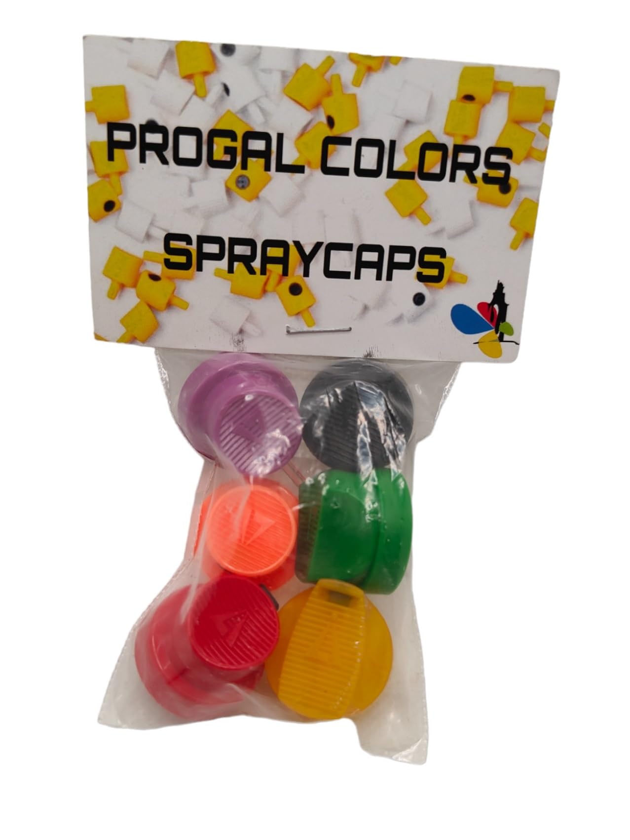 PROGAL COLORS Montana Black - Spray ad alta copertura, asciugatura rapida, 12 x 400 ml, 6 tappi di ricambio