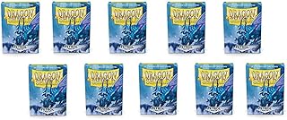 10 Packs Dragon Shield Matte Petrol Standard Size 100 ct Card Sleeves Display Case