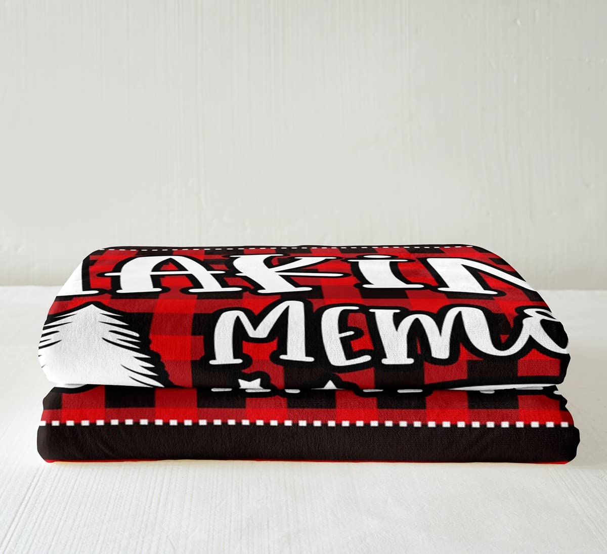 Coperta in pile da campeggio Sherpa per bambini, ragazzi, ragazze, camper, auto da viaggio, albero falò, bianco, rosso, nero, coperta sfocata per divano letto, queen 200 x 200 cm