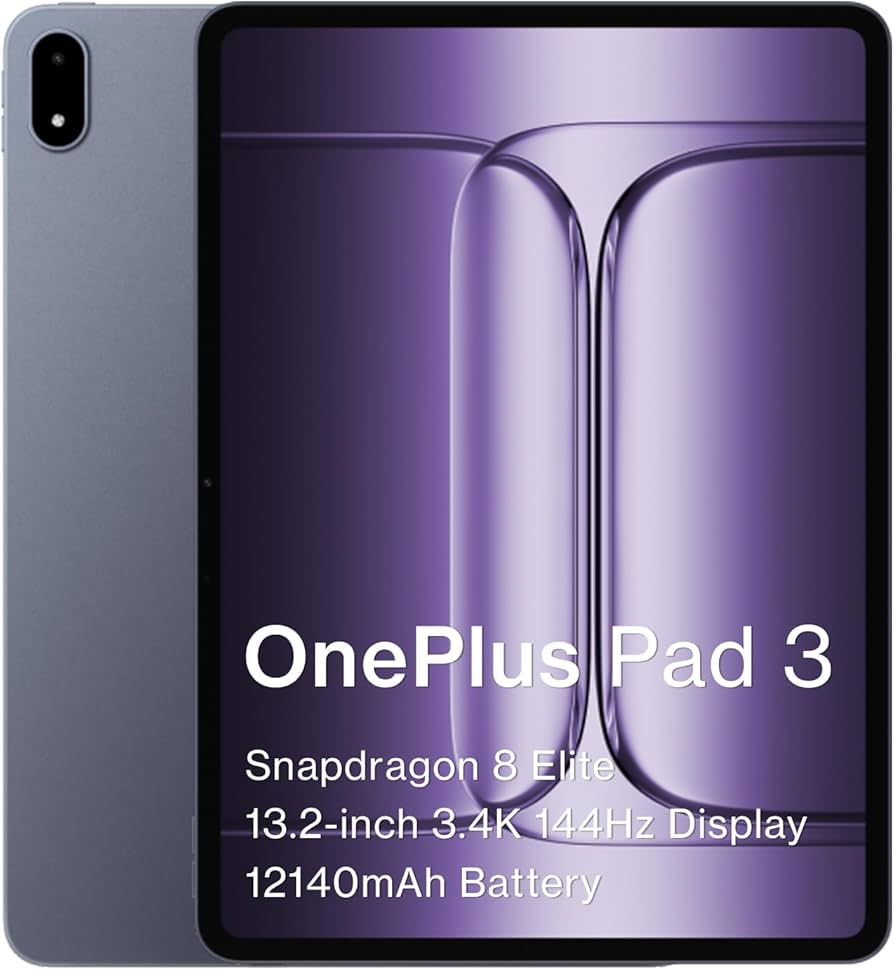 Oneplus Pad 3 Tablet 512GB/16GB RAM, Snapdragon 8 Elite, 12.140mAh