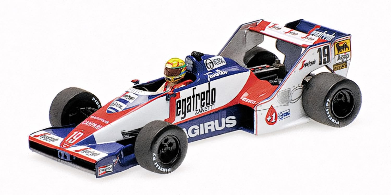ミニカー Minichamps Toleman Hart TG183B Senna Amazon.com: Minichamps 540843339 - Toleman Hart TG183B Ayrton