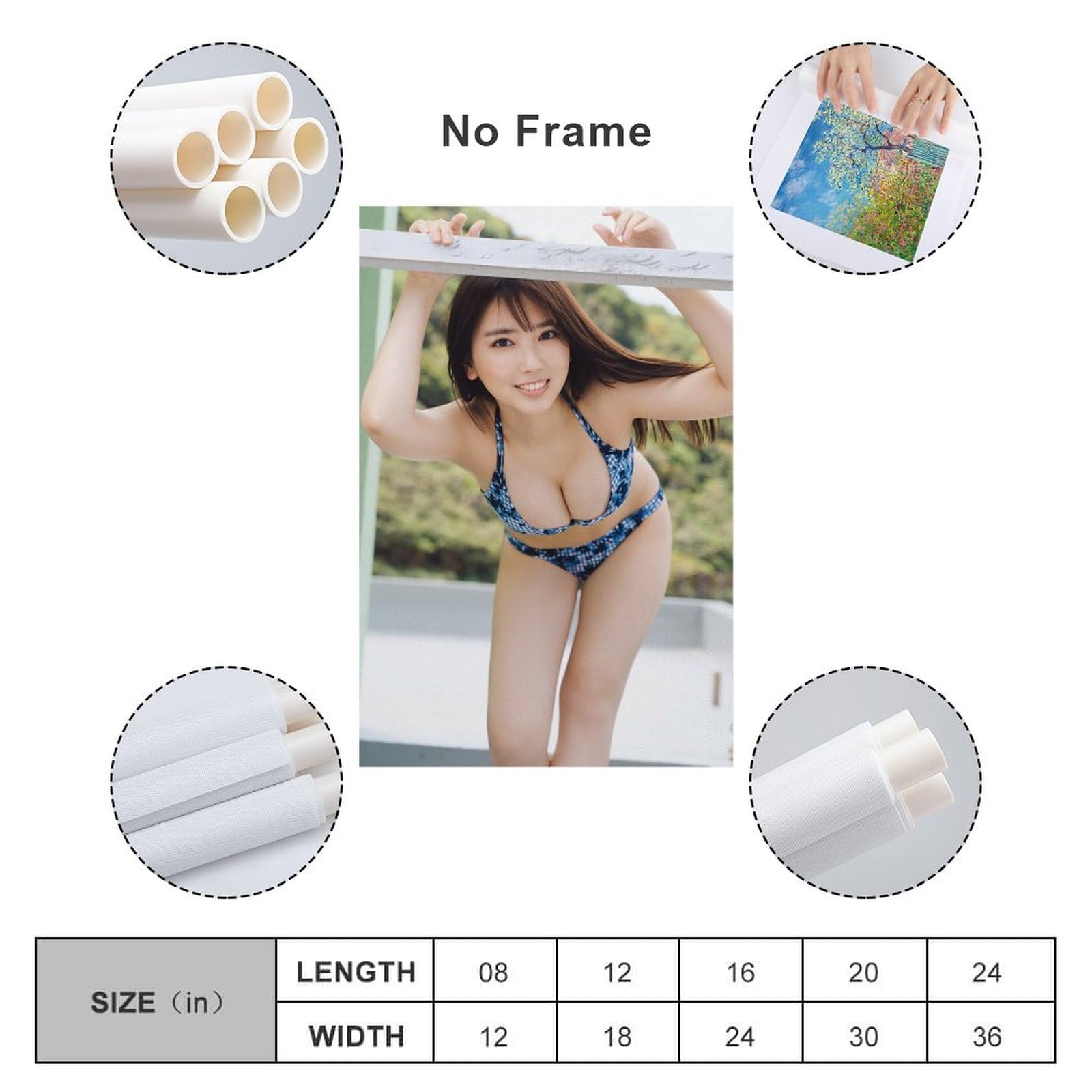 Amazon.co.jp: 沢口愛華グラビア水着画像写真ポスター (22) 壁アート