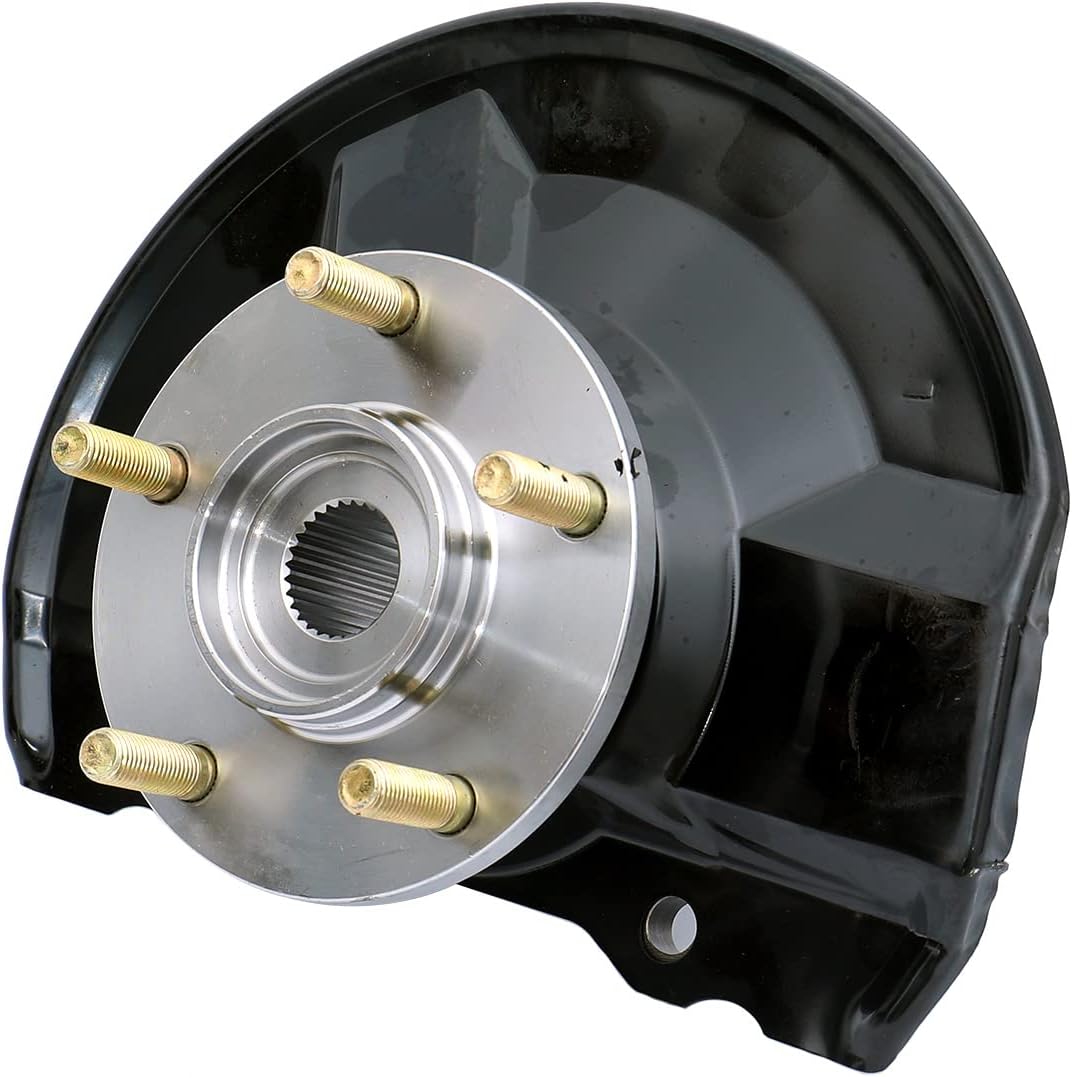 698-411 Front Left Driver Side Steering Knuckle Axle Housing Direct Replacement Wheel Hub Compatible with 2007-2012 Caliber and 2007-2017 Compass/Patriot