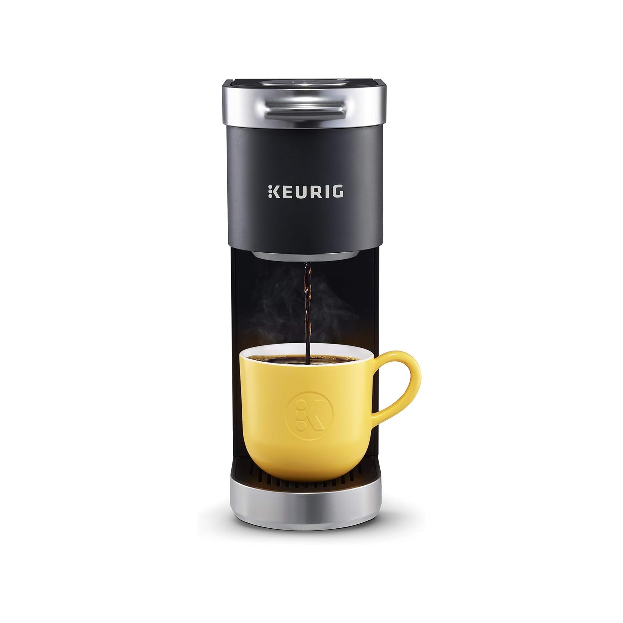 Keurig K-Mini Plus Single Serve Coffee Maker, with 5-inch Brewer, 6 to 12 Pounds Brew Size, K-Cup Pod and Cord Storage (Black)