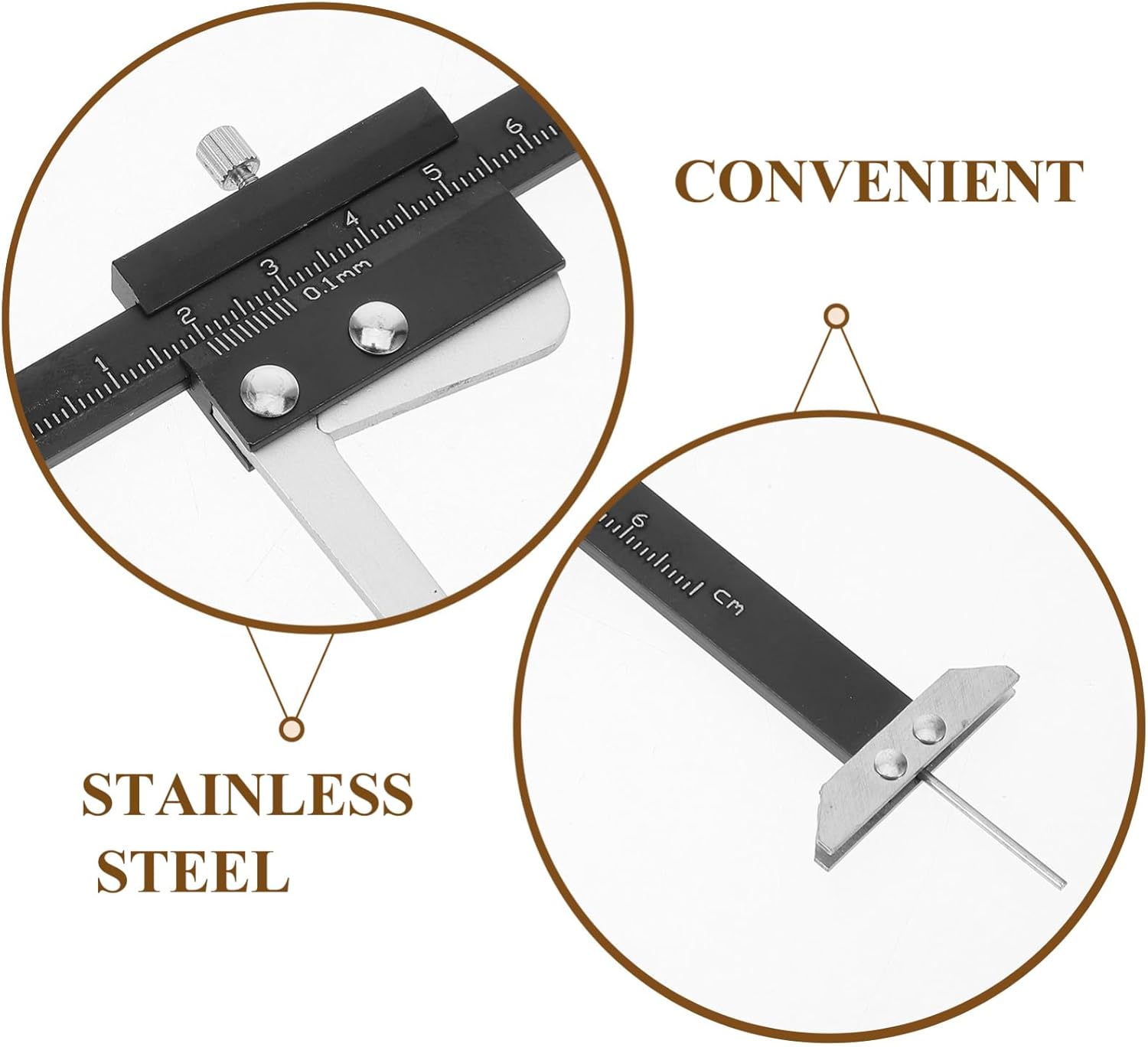 Vehicle Brake Pad Thickness Gauge Brake Disc Measurement Tool and Precise