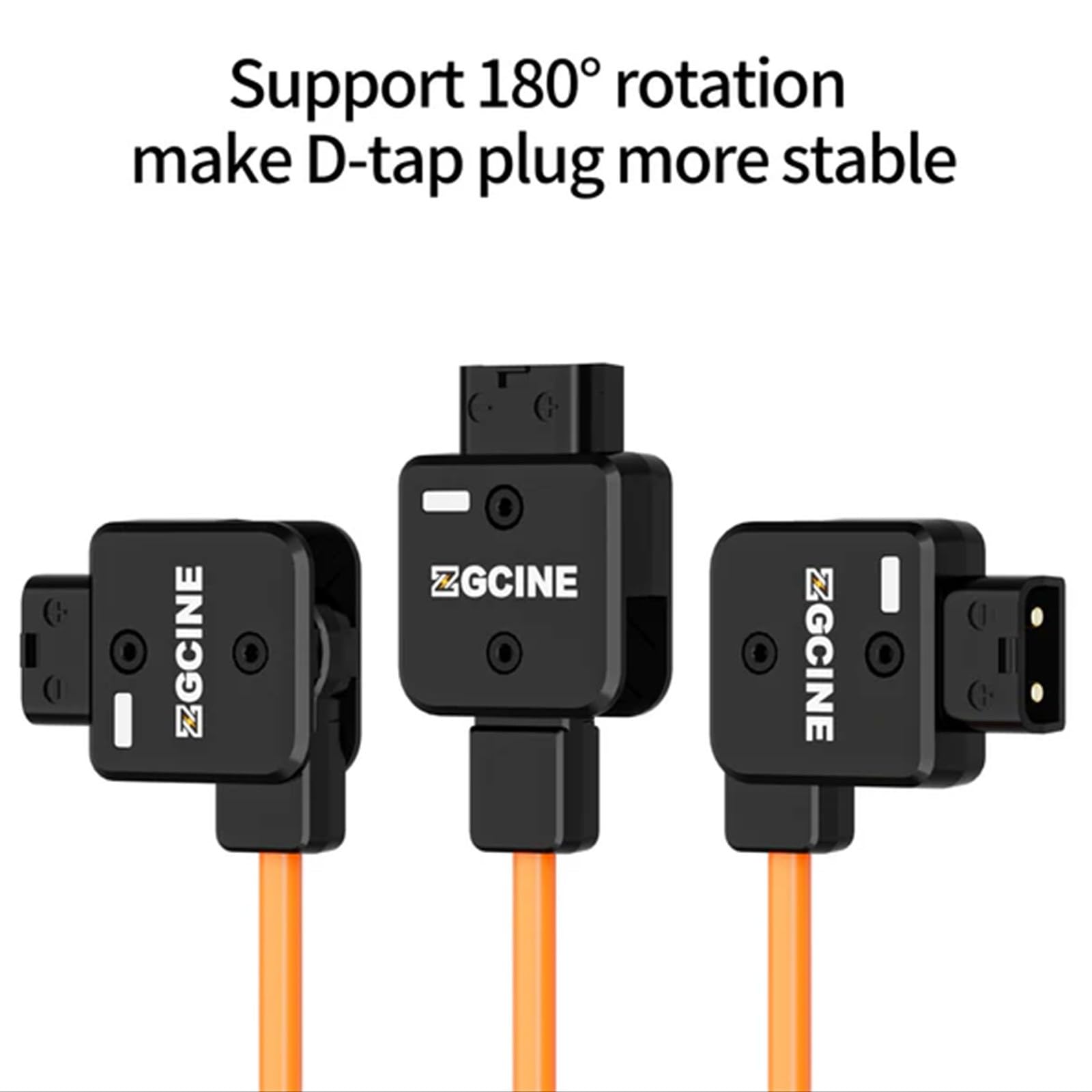 ZGCINE D-Tap for Panasonic Lumix DMW-BLK22 Dummy Battery,60cm Cable, Rotated 180° D Tap for Panasonic Lumix GH5, GH5S, G9, G9II, S1RM2, GH5II, S5IIX Cameras